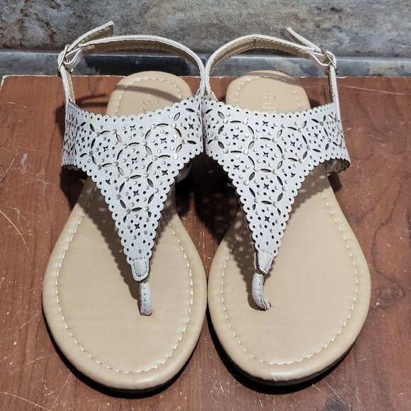 Dream Paris Flat Sandals Medinie Aaveey 6.5 - Picture 1 of 10